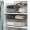 mDesign Stackable Closet Storage Bin Box with Pull-Out Drawer - Clear